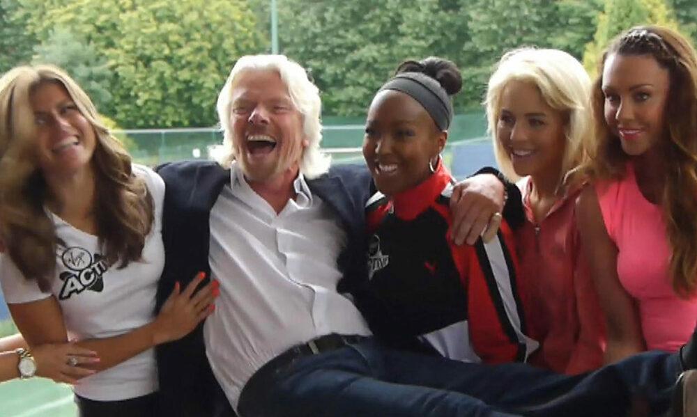 Richard Branson launches the 2012 Virgin Active Triathlon